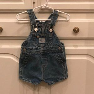 POLO Jeans Co. Denium Short Overalls, 3/6 months